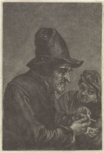 Peasant Stopping His Pipe (Variant B)