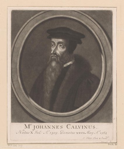 Portrait of John Calvin