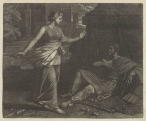 Shepherd and a woman