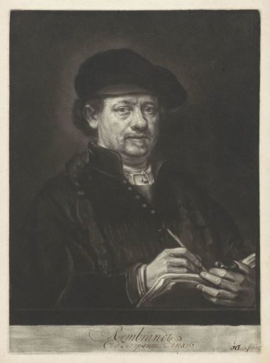 Self-portrait by Rembrandt van Rijn