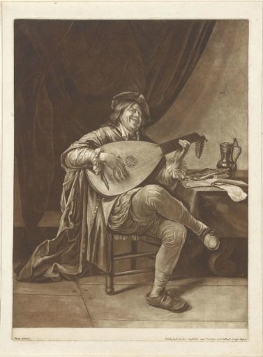 Self-portrait by Jan Steen as a Lute Player