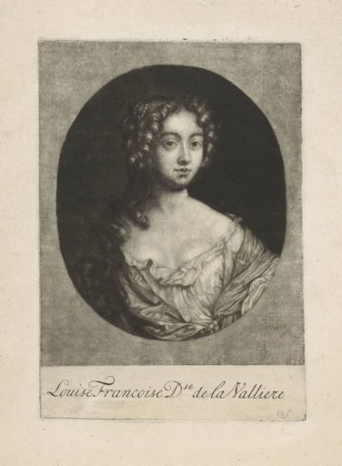 Portrait of Louise Françoise de La Baume Le Blanc de la Vallière