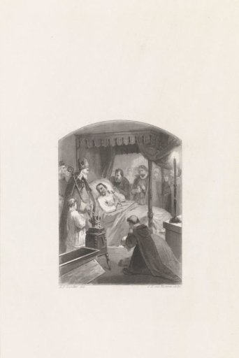 Deathbed of a king