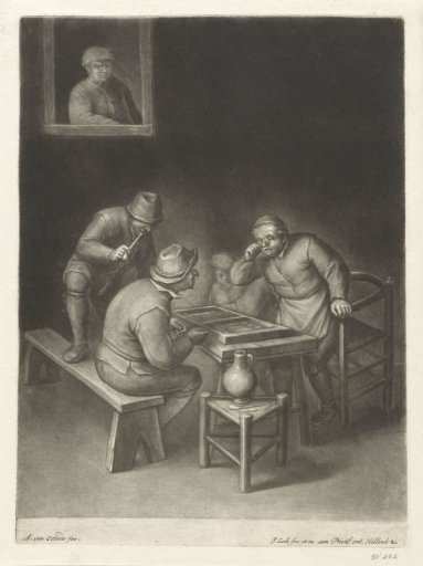 Inn with Tric-trac Players