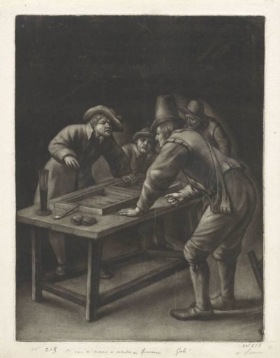 Two Tric-trac Players