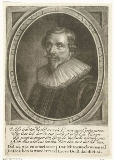 Portrait of Jacob Cats