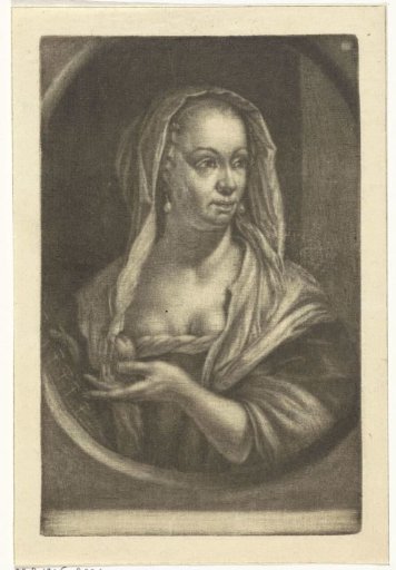 Woman with sheet music