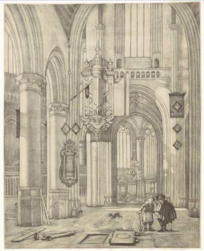 Interior of a Protestant Gothic Church