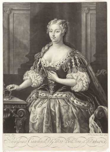 Portrait of Caroline of Ansbach, Queen of Great Britain