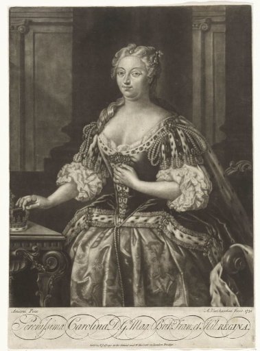 Portrait of Caroline of Ansbach, Queen of Great Britain