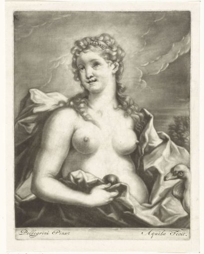 Venus with a Swan and an Apple