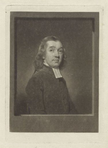 Portrait of the poet and clergyman Matthias Jorissen