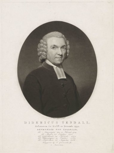 Portrait of the minister Didericus Tendall