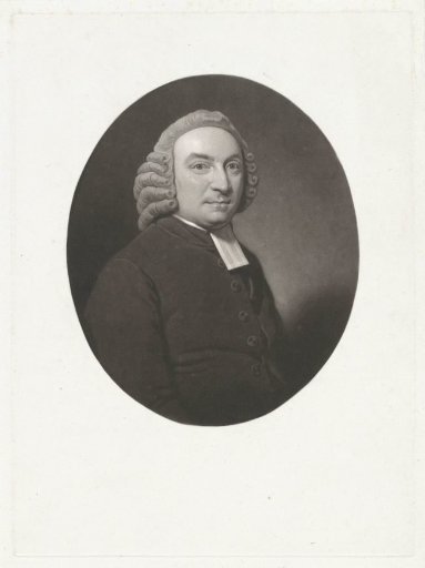 Portrait of the minister Hendrik Husly Viervant