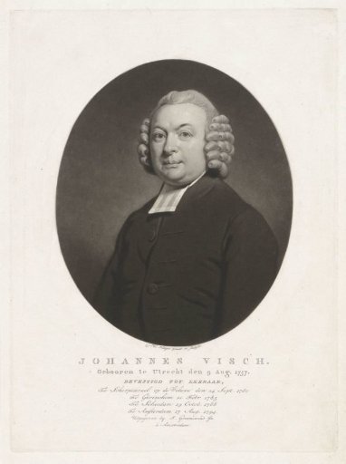 Portrait of the minister Johannes Visch