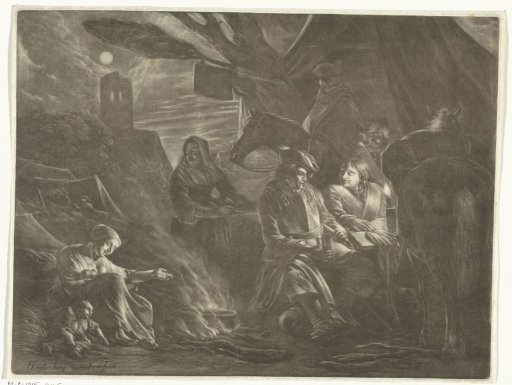 Soldiers at a Meal