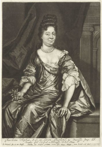 Portrait of Charlotte Sophia, Princess of Courland