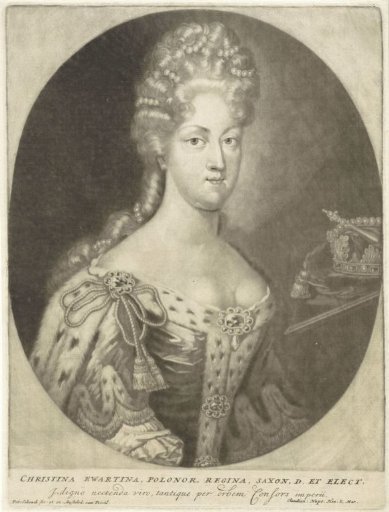 Portrait of Christina Ewartina of Saxony