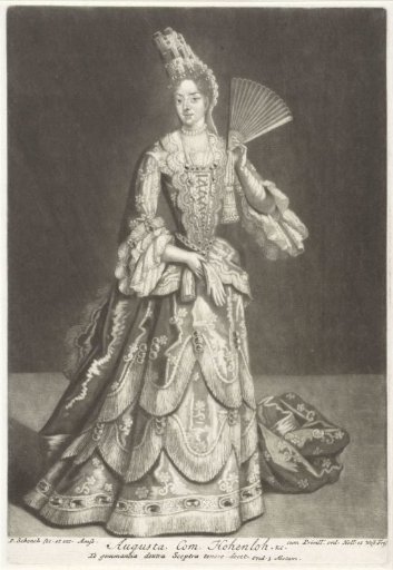 Portrait of Anna Augusta Countess van Hohenlohe