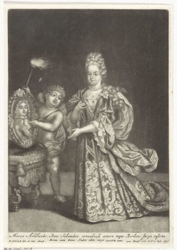 Portrait of Maria Adelaide of Savoy, Duchess of Burgundy