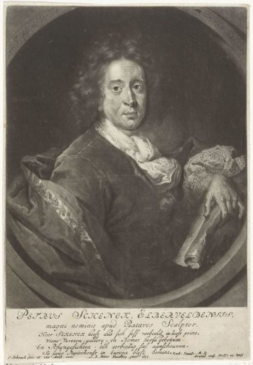 Self-portrait of Pieter Schenk