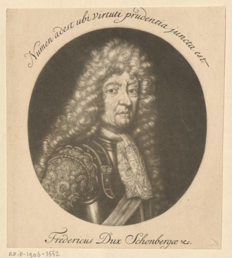 Portrait of Duke Frederick of Schomberg