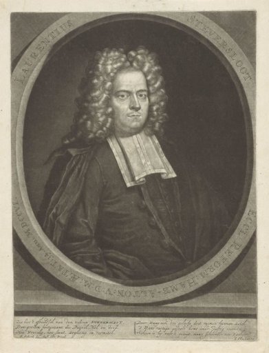 Portrait of the poet and preacher Laurens Steversloot