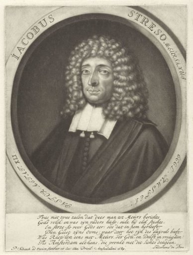 Portrait of the preacher Jacobus Streso
