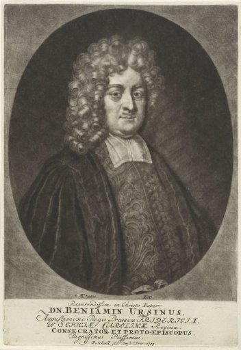 Portrait of the theologian Benjamin Ursinus