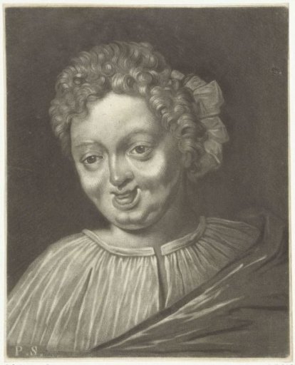 Head of a Laughing Man