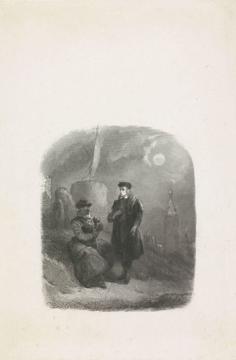 Two Men by Moonlight