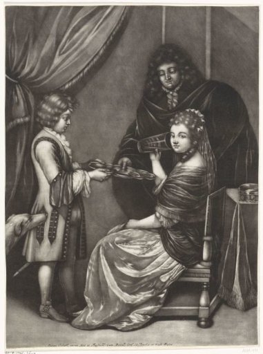 Boy Offering a Bowl