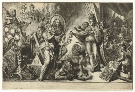 Allegory on the Arrival of the Prince of Orange in England, 1688