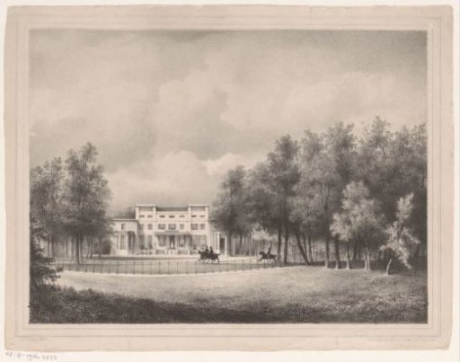 View of the Front of House De Paauw in Wassenaar