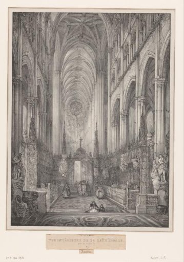 Interior of Notre-Dame of Amiens, Seen from the Choir