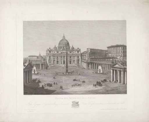 View of St. Peter's Square in Vatican City