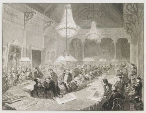 View of Art in Arti et Amicitiae in Amsterdam
