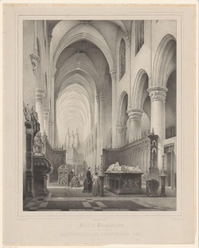 Interior of the Sint-Katharinakerk in Hoogstraten