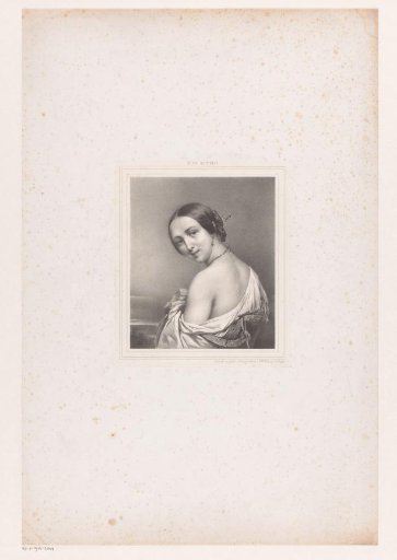 Woman with bare shoulder