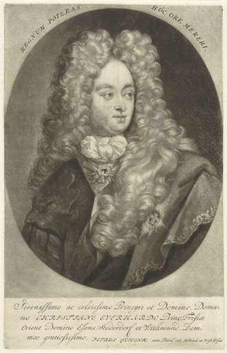 Portrait of Christian Eberhard of East Frisia