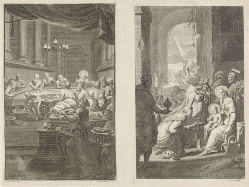 Last Supper / Adoration of the Kings.