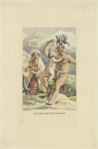 Inhabitants of the Marquesas Islands