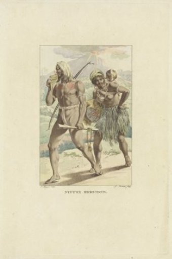 Inhabitants of the New Hebrides Islands (Vanuatu)
