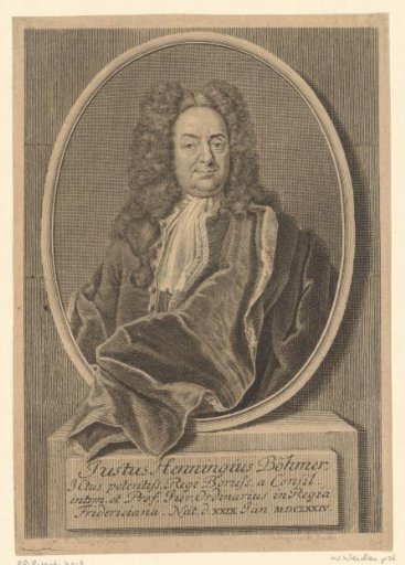 Portrait of Justus Henning Böhmer