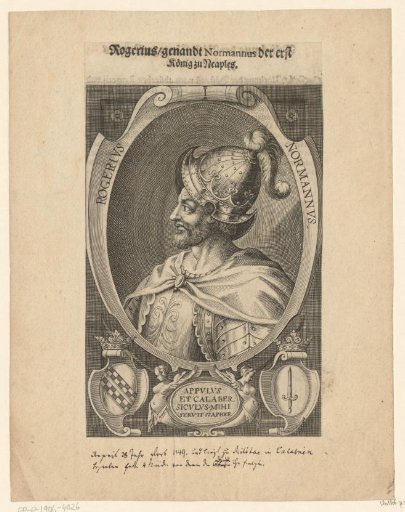 Portrait of Roger II of Sicily, King of Naples