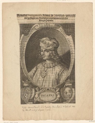 Portrait of René I of Anjou, King of Naples