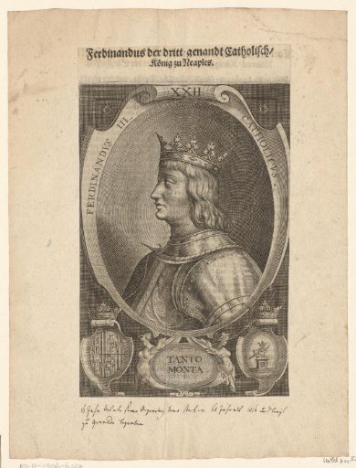 Portrait of Ferdinand II of Aragon, King of Naples
