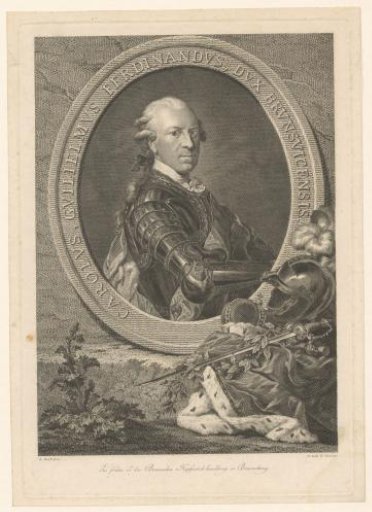 Portrait of Karl Wilhelm Ferdinand von Braunschweig-Wolfenbüttel