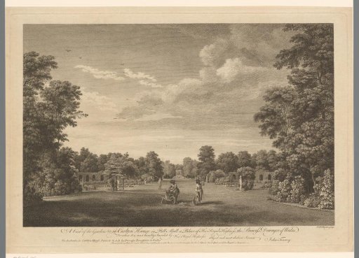 View of the Garden of Carlton House near Pall Mall