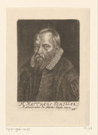 Portrait of Matthäus Schiller